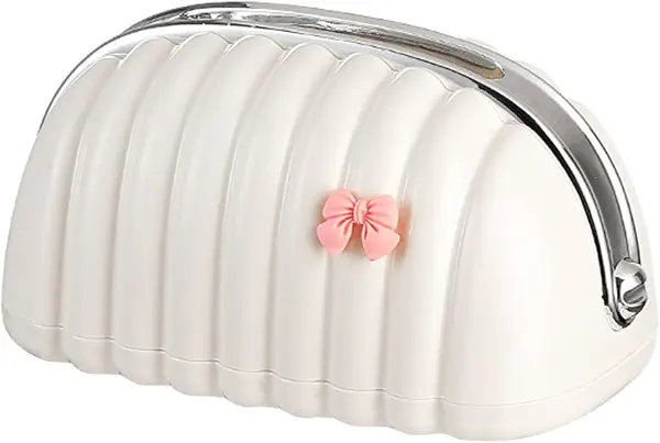 سعر ومواصفات علبة مناديل أنيقة مزينة بفيونكة ومصممة في شكل شنطة بلمسة حديثة - 3 قطع - تصميم جذاب، مصنوعة من مادة اكريليك من ترست ستور (B0F4RRRSM6) على Amazon EG