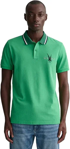 سعر ومواصفات غانت GANT Mens Cotton 100%-Regular-Short Sleeves-multi-striped Classic (pack of 1) (B0BVKN5Z2M) على Amazon EG