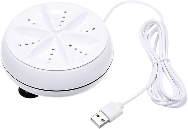 سعر ومواصفات غسالة صغيرة محمولة 2 في 1 من بيبيبسكي توربين شخصية دوارة مع كابل USB مريحة للاستخدام للسفر والمنزل ورحلات العمل B تحميل علوي أبيض (B09M9ZNRDJ) على Amazon EG