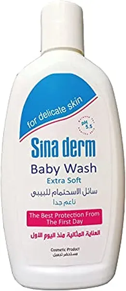 سعر ومواصفات غسول فائق النعومة للأطفال من سيناديرم، 250 مل (B09GRKTX2F) على Amazon EG