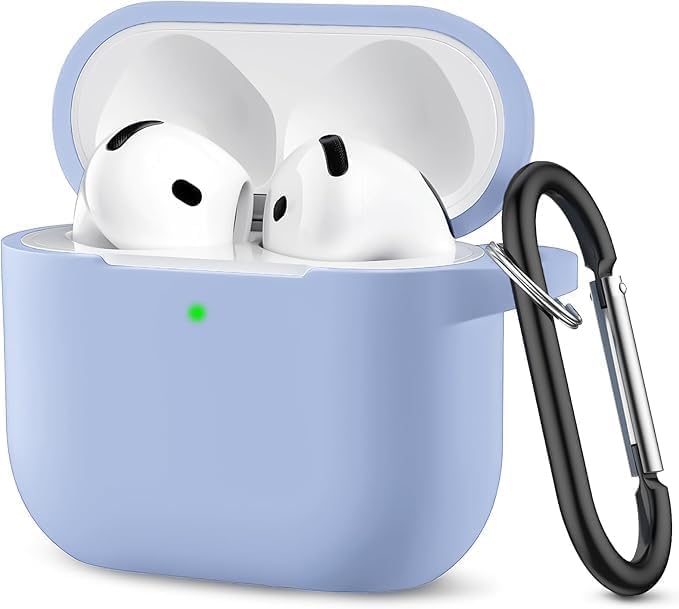 سعر ومواصفات غطاء حماية من VOMA لـ AirPods 3 واقي مرن شديد التحمل مضاد للسقوط والخدوش اليومية يوفر حماية هندسية شاملة 360 درجة مع حلقة تعليق معدنية قوية من السيليكون عالي الجودة.، ازرق فاتح (B0HJ378XQX) على Amazon EG