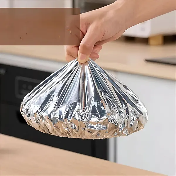 سعر ومواصفات غطاء طعام معزول - ورقة الومنيوم صديقة للبيئة لتخزين الطعام الطازج (10 قطع) (B0FQFKFR9Y) على Amazon EG