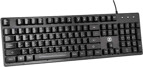 سعر ومواصفات غطاء لوحة مفاتيح للالعاب E1 من تكنو زون - اسود، USB (B0BCM7J6MB) على Amazon EG