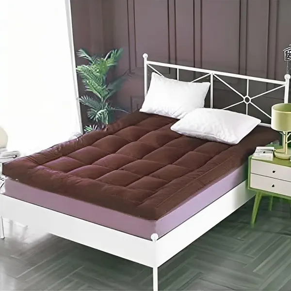 سعر ومواصفات غطاء مرتبة من طيبة مقاس 100 × 195 سم، بني (B0CM2C572D) على Amazon EG
