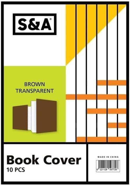 سعر ومواصفات غلاف كتاب اس اند ايه 10 قطع، بني (B0CQXTL263) على Amazon EG