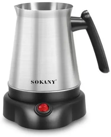 سعر ومواصفات غلاية قهوة موديل (SK-09044) من الفولاذ المقاوم للصدأ من سوكاني، سعة 800 مل 600W (B0F9SSJHDN) على Amazon EG