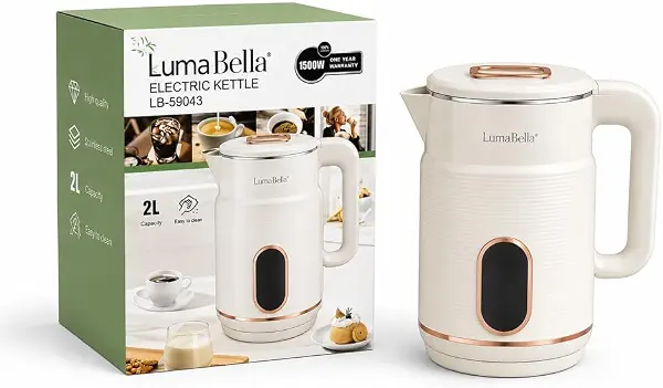 سعر ومواصفات غلاية كهربائية من لوما بيلا 2 لتر، 1500 واط - A1-42 (B0H46FMXCN) على Amazon EG