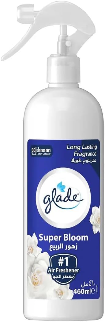 سعر ومواصفات غليد معطر جو سوبر بلوم من مالتي سبراي يزيل الروائح غير المرغوب فيها على الهواء والقماش، 460 مل (B0H5W2TFZ6) على Amazon EG
