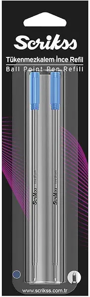 سعر ومواصفات غيار قلم جاف من سكريكس 2 قطعه ازرق موديل 70212 (B07G1J638C) على Amazon EG