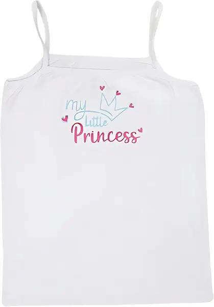 سعر ومواصفات فانلة داخلية بدون أكمام بطبعة عبارة (My Little Princess) تستخدم كطبقة أساسية للبنات من بابيون، عبوة من 1 قطعة (B0F898VBQL) على Amazon EG