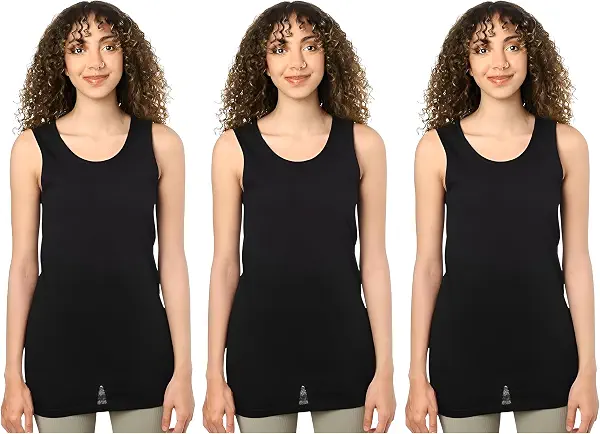 سعر ومواصفات فانلة سادة بدون أكمام للنساء من دهب، توبات سادة، 3 قطع (B08BWRYFQV) على Amazon EG