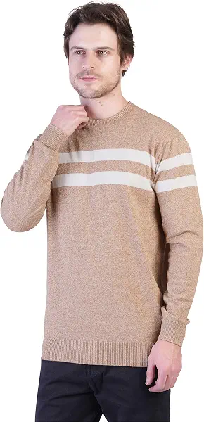 سعر ومواصفات فاير وود FIRE WOOD mens Stri.(2lines) pullover Pullover Sweater (pack of 1) (B0F4PHTVQ5) على Amazon EG