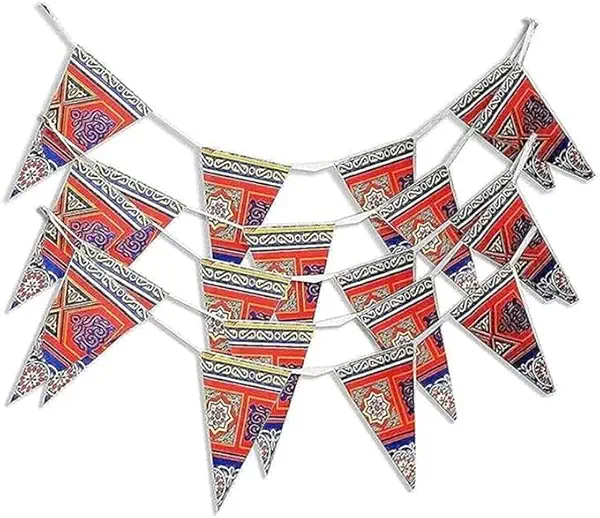 سعر ومواصفات فرع زينة رمضان من جينيريك - اكليل متعدد الالوان لتزيين الجدران والنوافذ والباب والسقف (10 متر) (B0DTF817CX) على Amazon EG