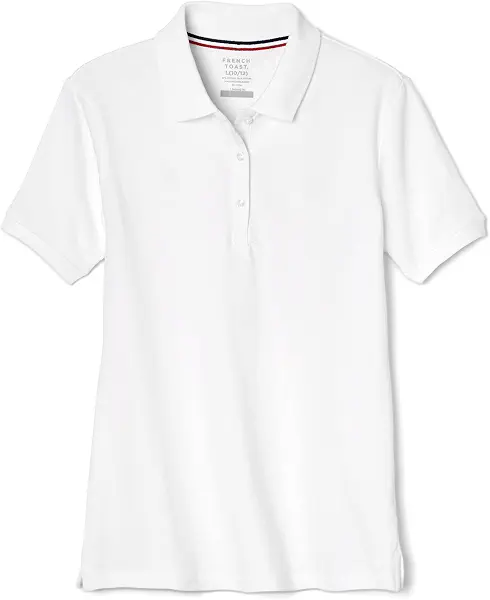 سعر ومواصفات فرنش توست French Toast womens Short Sleeve Stretch Pique Polo Polo Shirt (pack of 1) (B09SVNYV47) على Amazon EG