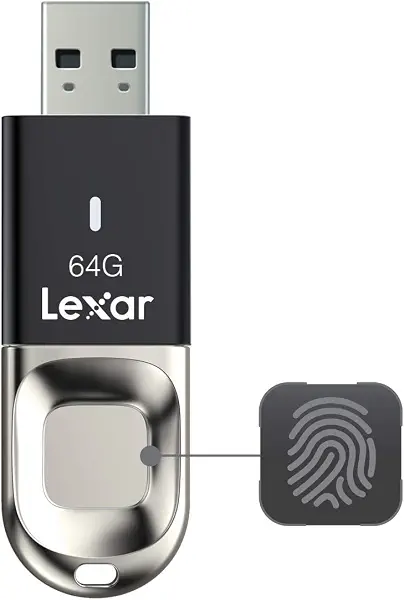 سعر ومواصفات فلاش ميموري جامب درايف F35 ببصمة الاصبع سعة 64 جيجابايت بمنفذ USB 3.0 من ليكسار 64.0 GB (B07T86PF7R) على Amazon EG