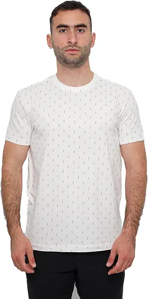 سعر ومواصفات فوي VOY Mens Slim Spheric T-Shirt (B0C6VHLKPX) على Amazon EG