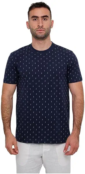 سعر ومواصفات فوي VOY Mens Slim Spheric T-Shirt (B0C6VVS3P4) على Amazon EG