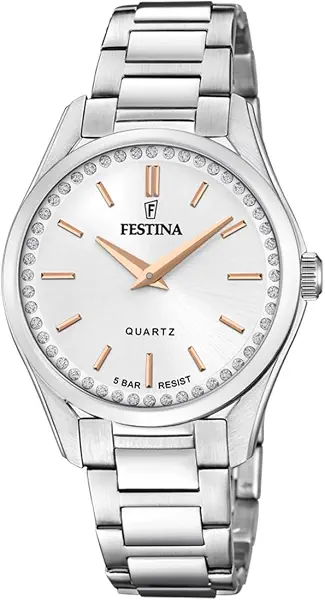 سعر ومواصفات فيستينا ساعة فينستيا F20583/1، فضي، أسورة (B09Q5XP978) على Amazon EG