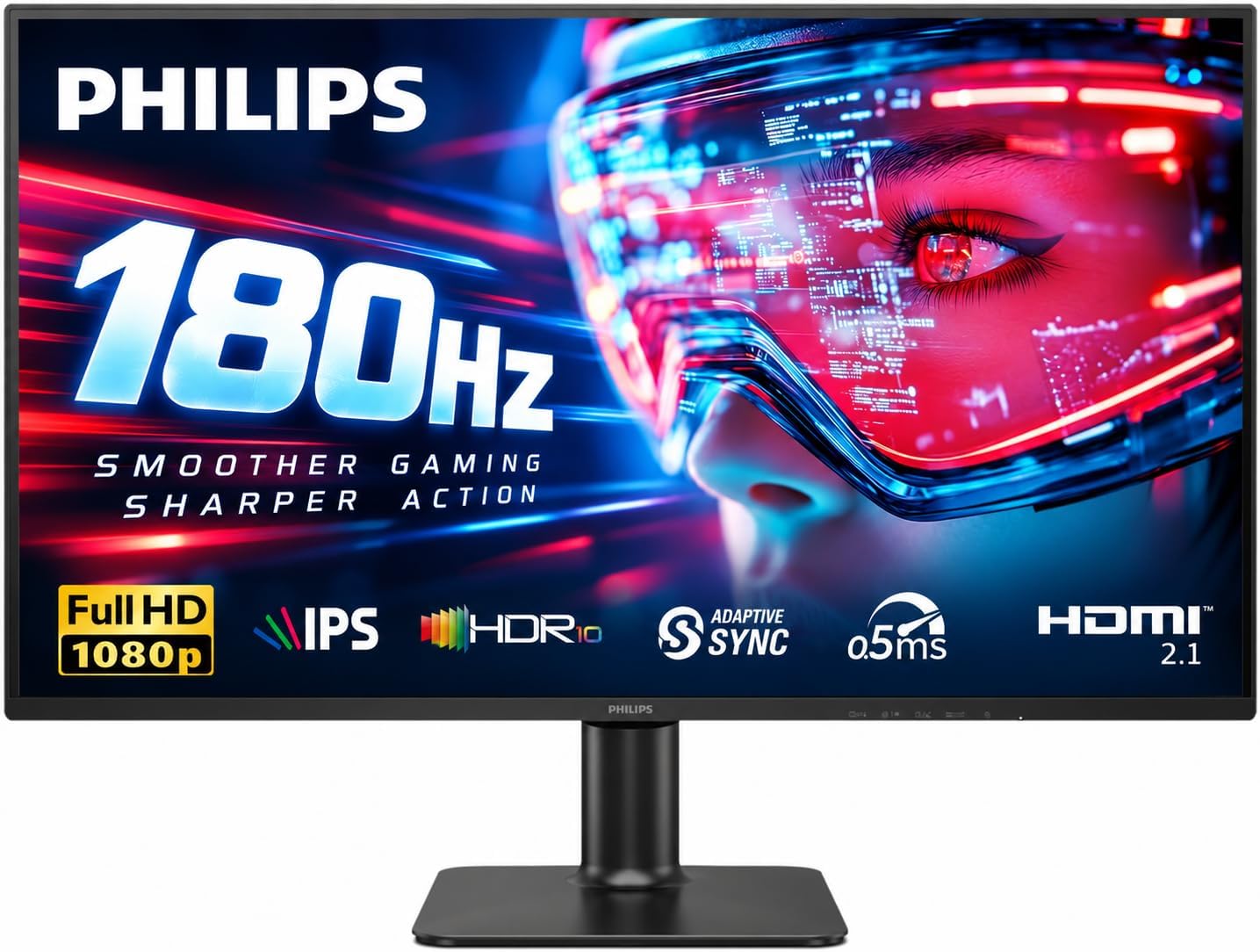 سعر ومواصفات فيليبس (24E2G2200) 23.8 انش FHD IPS 300 نيت 144 هرتز 0.5 مللي ثانية، HDR10، مزامنة تكيفية، اسود، ضمان 3 سنوات (B0H69QYXK9) على Amazon EG