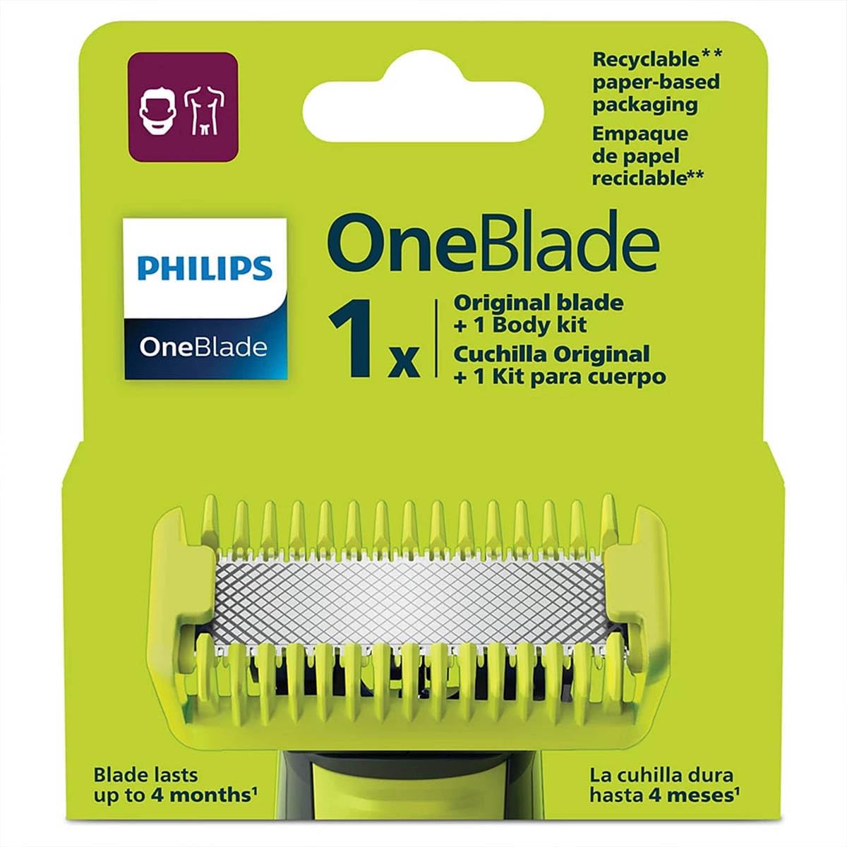 سعر ومواصفات فيليبس One Blade QP610/51 قطعة للعب (B0FYHNPVNR) على Amazon EG