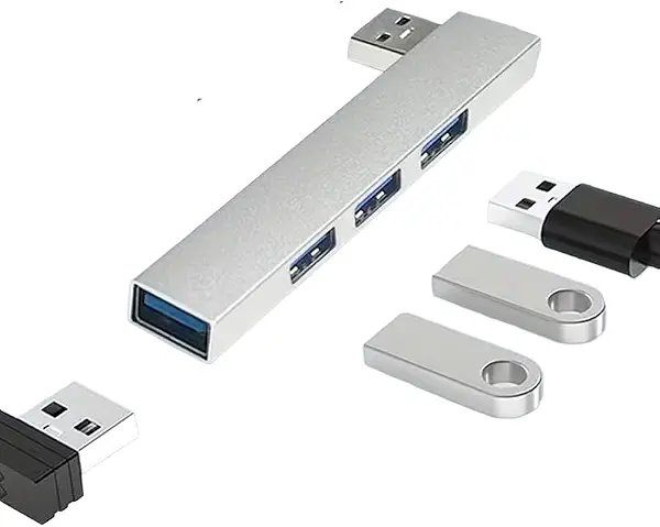 سعر ومواصفات قاعدة شحن الومنيوم 4 في 1 بمنفذ USB 3.0 و2.0 (B0HBR68KKY) على Amazon EG