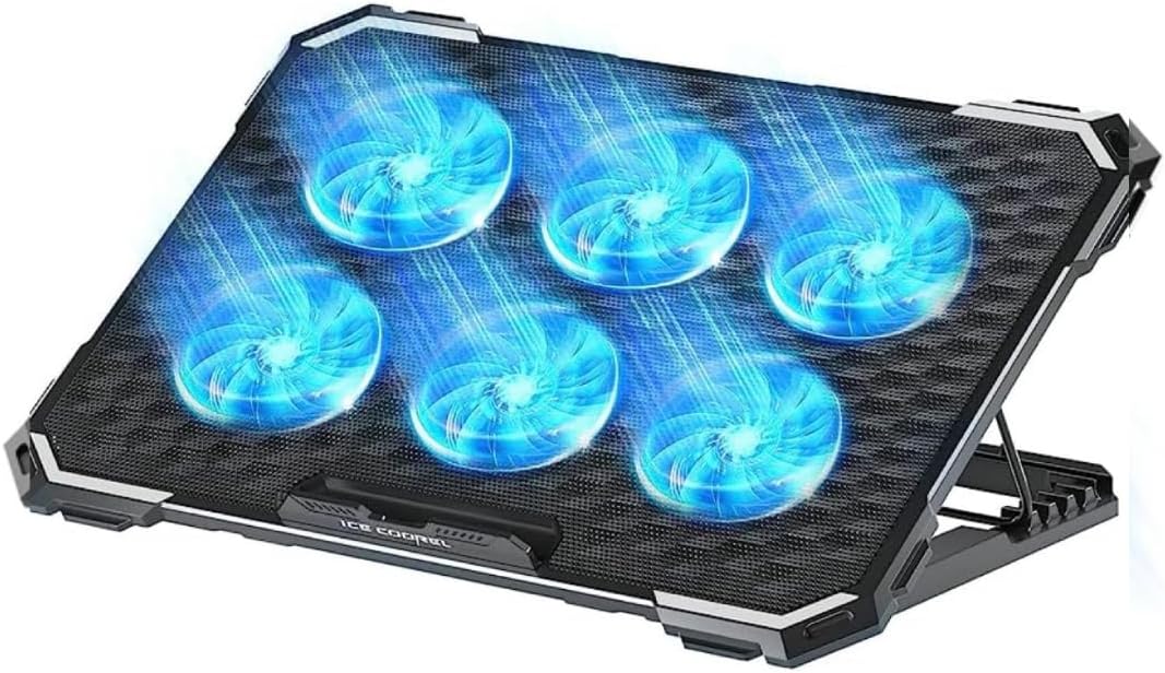 سعر ومواصفات قاعدة تبريد للاب توب ايس من اس تي ستاندرد (ICE-06) (B0H4BF3PTC) على Amazon EG