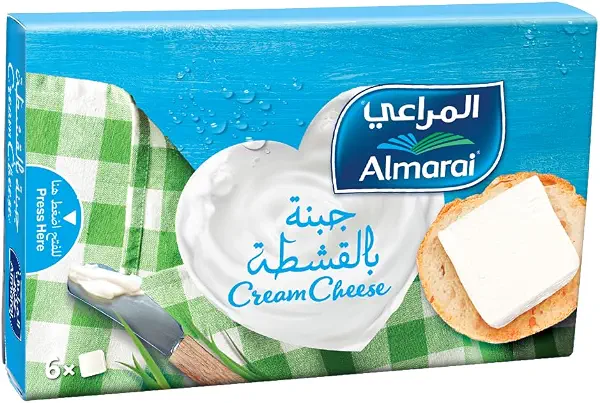 سعر ومواصفات 6 قطع جبنة كريمية 108 جرام (B01L20GD34) على Amazon EG