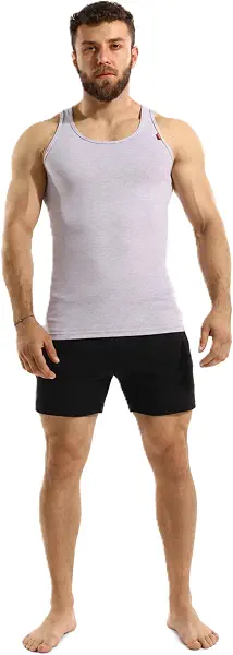سعر ومواصفات قطونيل Cottonil Men Under Shirt Sleevless underwear t-shirt (B0BD97MTYS) على Amazon EG