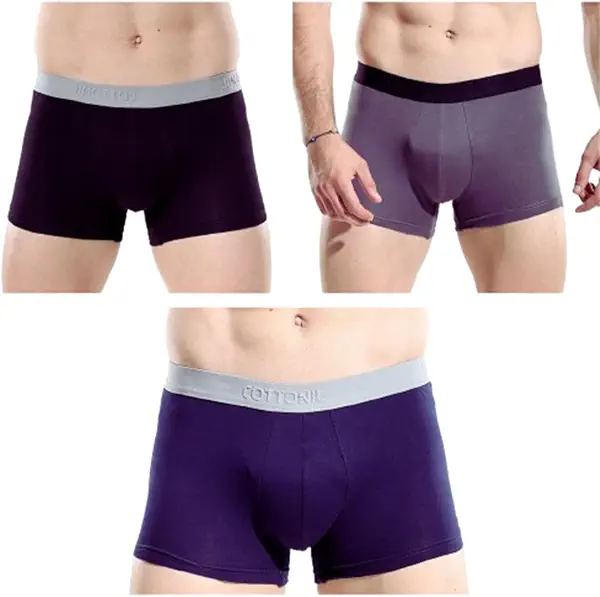 سعر ومواصفات قطونيل Cottonil set of 3 Boxer Plain for Men - Multicolor (B0F6YMQFMB) على Amazon EG