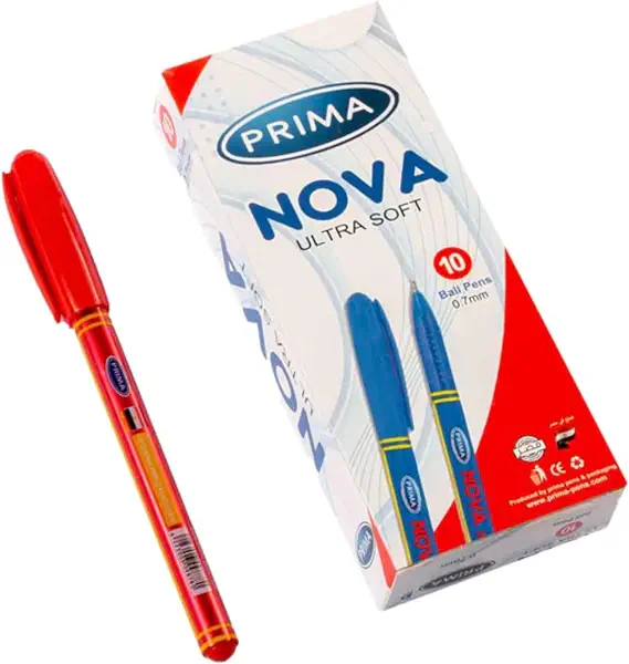 سعر ومواصفات Prima Nova - حزمة أقلام 0.7 ملم أحمر، 10 أقلام (B0CM6G9BYT) على Amazon EG