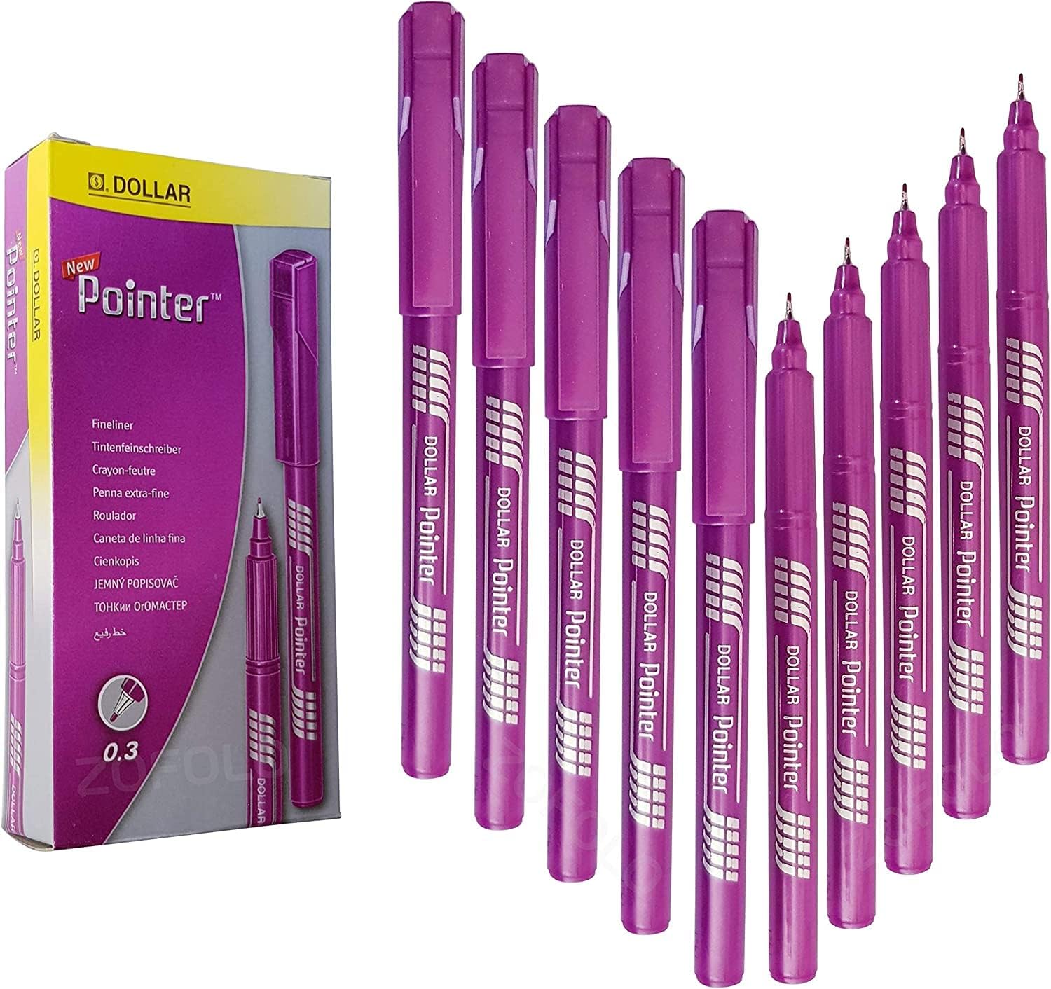 سعر ومواصفات قلم تحديد دقيق FL PTM 03 0.3 ملم من دولار، بنفسجي فاتح (B09VF4VBX6) على Amazon EG
