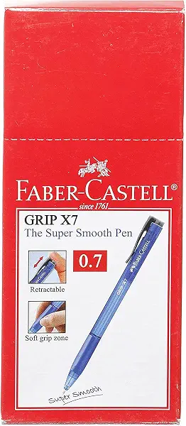 سعر ومواصفات قلم جاف من فيبر كاسل - جريب X7, 0.7 مم, مجموعة 10 قطعة, ازرق (B091KPRJ7J) على Amazon EG