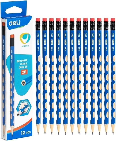 سعر ومواصفات قلم جرافيت EC016-2B #2B، 12 قطعة #ازرق - عبوة (12 قطعة) (B0CYLPJQS5) على Amazon EG