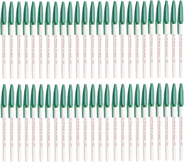سعر ومواصفات قلم حبر جاف رينولدز رقم 045 - 50 قطعة، أخضر (B07MX33RBJ) على Amazon EG