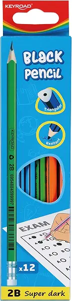 سعر ومواصفات قلم رصاص 2B من كى رود باستيكه 2.2 مم موديل KR971713 (B07S46458W) على Amazon EG