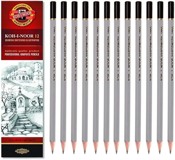 سعر ومواصفات قلم رصاص2B سداسي خشب من كوهينور موديل 1860 (B0FD91M8T9) على Amazon EG