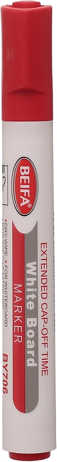 سعر ومواصفات قلم سبوره من بيفا سن مدور احمر موديل BY706-03B7 (B07S33YKXZ) على Amazon EG