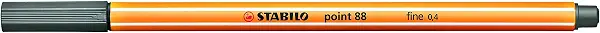 سعر ومواصفات قلم فلوماستر سنسور من ستابيلو - رمادي غامق، رفيع (B098BJH4K9) على Amazon EG