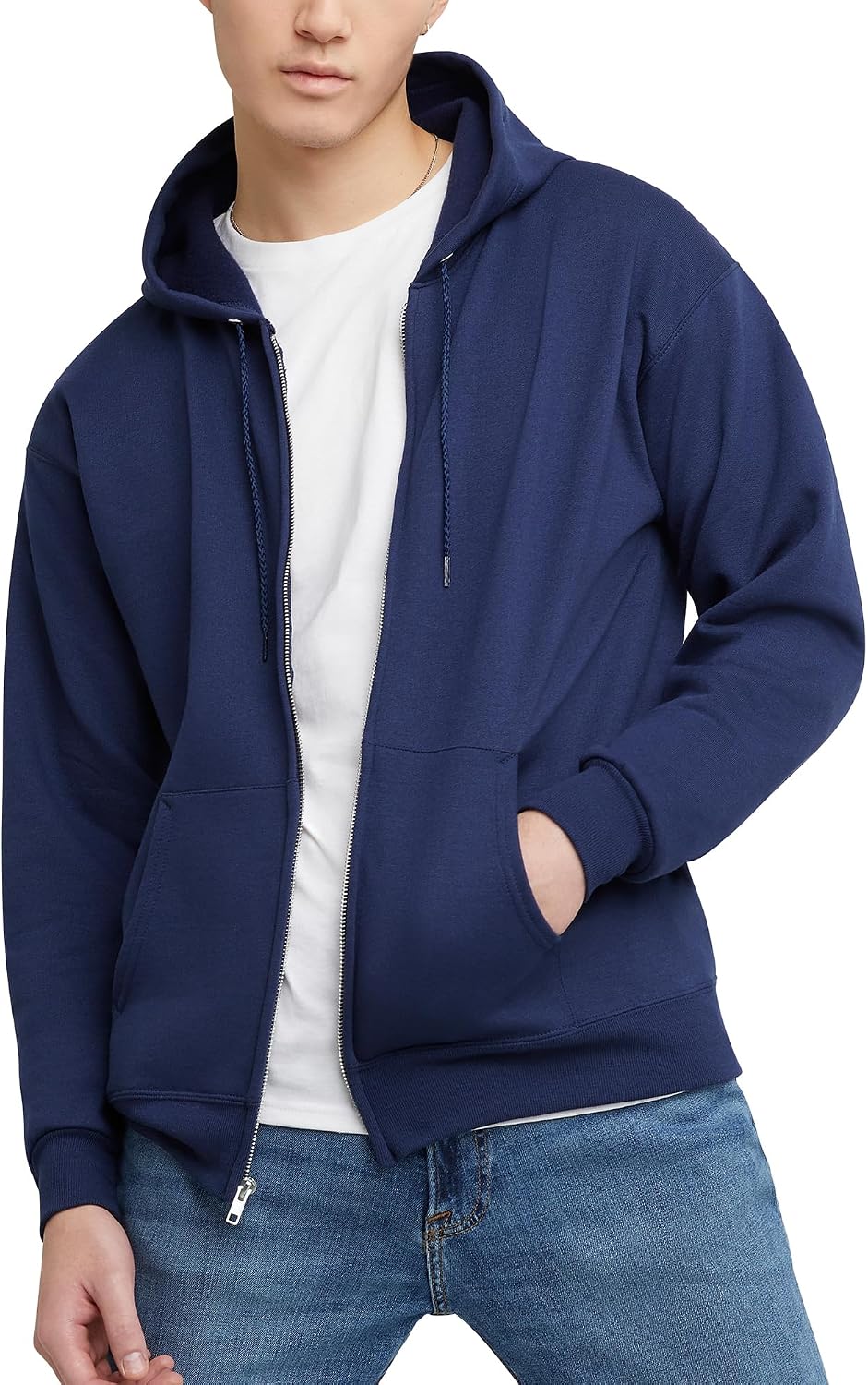 سعر ومواصفات قلنسوة Hanes للرجال بسحاب كامل صديق للبيئة (B00JUM4NY8) على Amazon EG