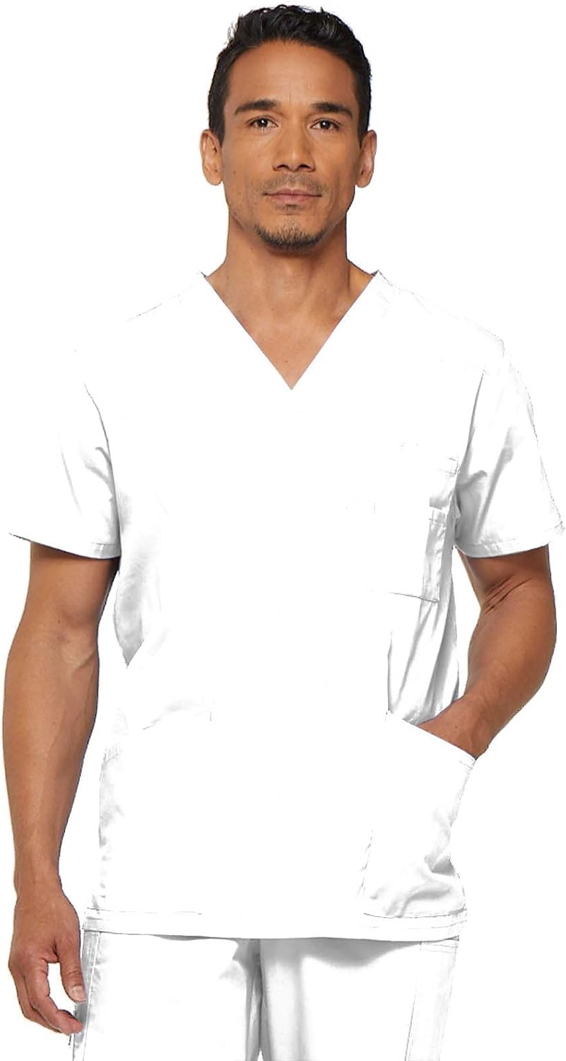 سعر ومواصفات ديكيز قميص Dickies طبي للرجال, أبيض, M (B00FYF8R9M) على Amazon EG