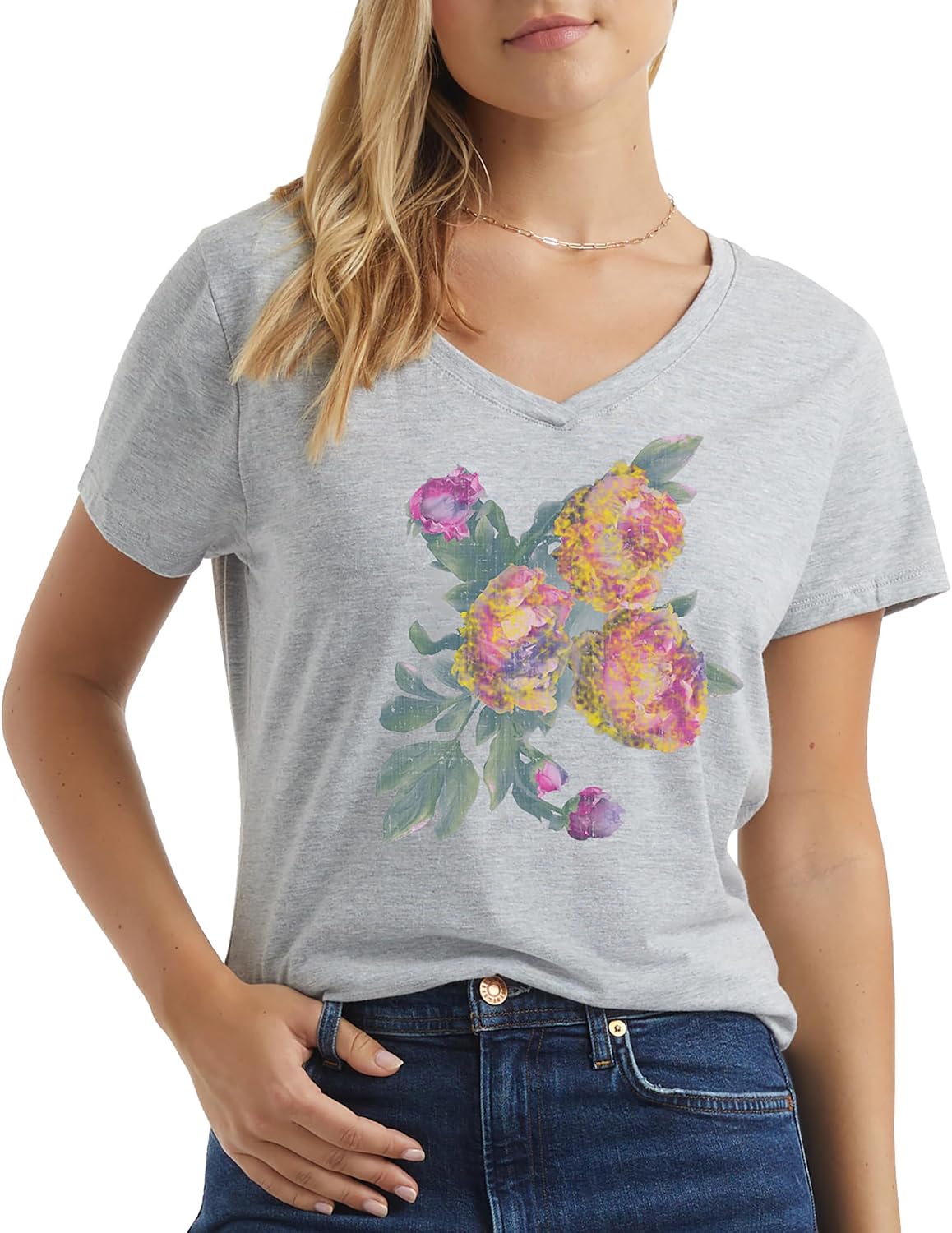 سعر ومواصفات هنس قميص Hanes للسيدات، Lucious Peonies ، مقاس L (B071R4NQ34) على Amazon EG