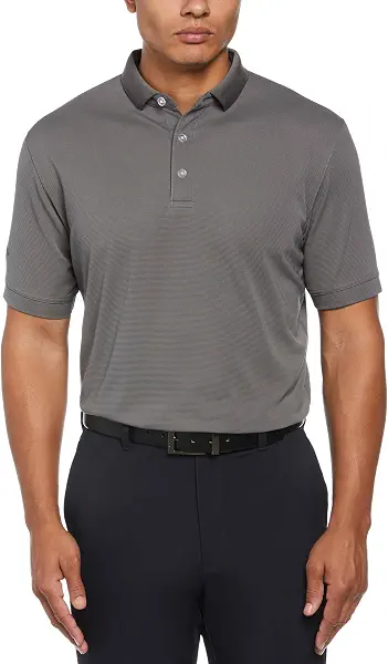 سعر ومواصفات قميص بولو رجالي بأكمام قصيرة ماركة Callaway Opti-Shield 15، لؤلؤ دخاني ، L, لؤلؤ دخاني, L (B010OSWK96) على Amazon EG