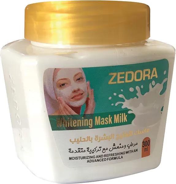 سعر ومواصفات قناع تفتيح البشرة باللبن من زيدورا 300 مل لنوع كل الأنواعة (B0BY99Y2VL) على Amazon EG