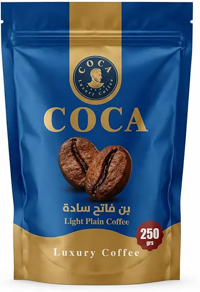 سعر ومواصفات قهوة فاخرة خفيفة سادة من كوكا، 250 غرام (B0GY287LW8) على Amazon EG