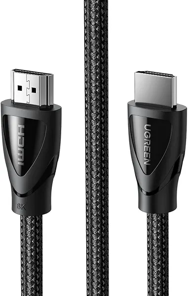 سعر ومواصفات كابل 8K HDMI 2.1 بسرعة نقل بيانات عالية للغاية 48Gbps 8K بتردد 60HZ 1 متر من يوجرين، كابل HDMI eARC مضفر ديناميكي HDR ودولبي فيجن متوافق مع ماك بوك برو 2021 وPS5 وPS4 واكس بوكس روكو وبلو-راي UHD (B0827SB9GD) على Amazon EG