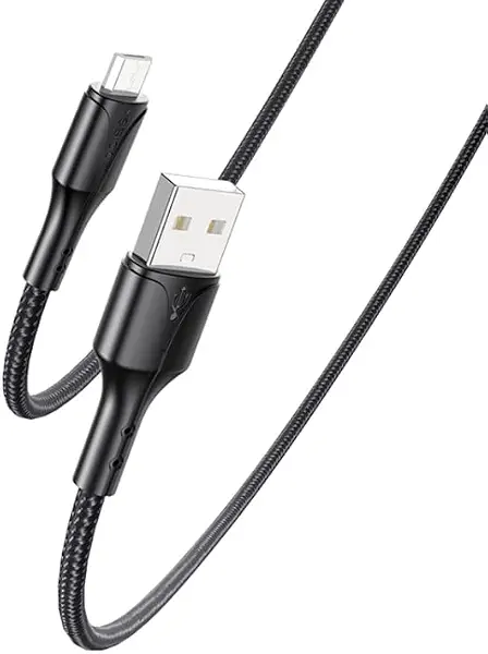 سعر ومواصفات كابل شحن CA97، كبل شحن USB إلى Micro USB بطول 1.2 م، تصميم متين مع مؤشر ضوئي لمراقبة حالة الشحن من نكست ستور (B0FSF71VW1) على Amazon EG