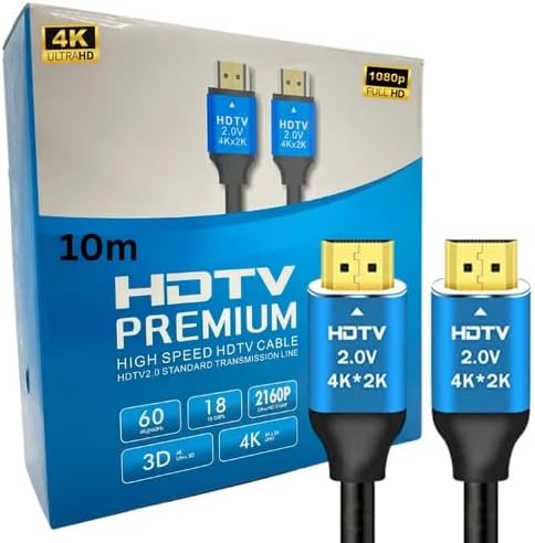 سعر ومواصفات كابل HDMI بطول 10 متر متوافق مع تلفزيون (B0CWYJ3HSJ) على Amazon EG