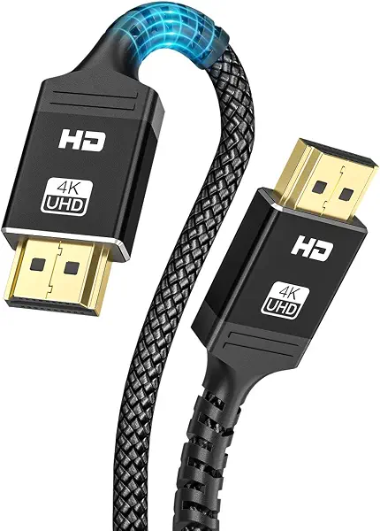 سعر ومواصفات كابل HDMI بطول 2 م (دقة 4K عند 60 هرتز / HDMI 2.0 معياري / 18 جيجابايت في الثانية ايثرنت عالي السرعة)، يدعم الياسا PS5/4/3 واكس بوكس وتلفزيون آبل وثلاثي الأبعاد وتلفزيون فاير وفيديو 4K وغيرها (أسود) (B087BGNC2R) على Amazon EG