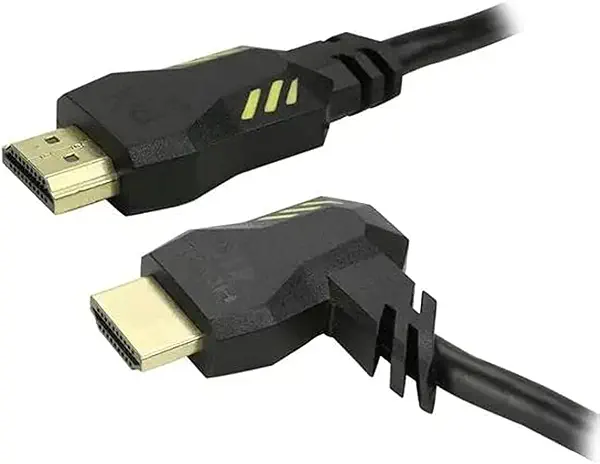 سعر ومواصفات كابل HDMI ذكر الى ذكر 90 درجة 4K من كيندكس - 5 متر - اسود، KX 2559 (B0BDZYJTLC) على Amazon EG