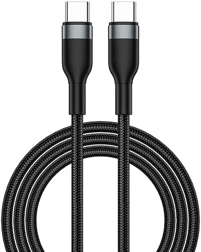 سعر ومواصفات كابل USB-C إلى USB-C بقوة 100 واط من V Volt – شحن سريع PD، متين ومرن، طول 1.2 متر، متوافق مع ماك بوك، سامسونج، هواوي، وأجهزة اللابتوب الحديثة (B0F13Y87Z6) على Amazon EG